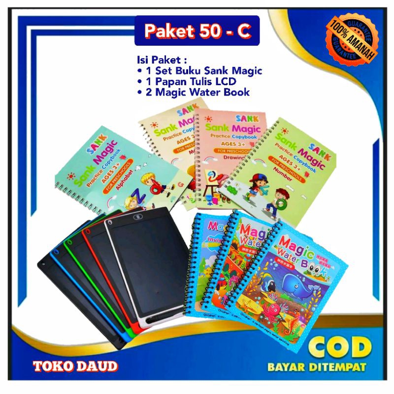 

NEW Buku Sank Magic / Buku Belajar Menulis Menggambar Anak PAUD TK/Buku Viral RBU