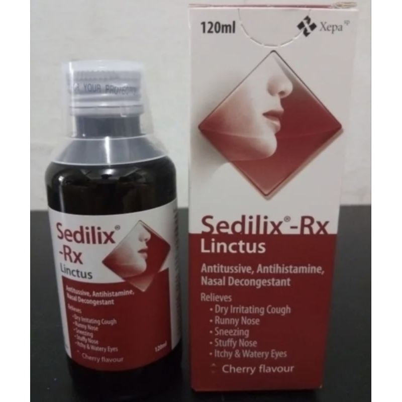 Xepa Sedilix - Rx Linctus & Dm Linctus / Obat batuk Kering 120ml