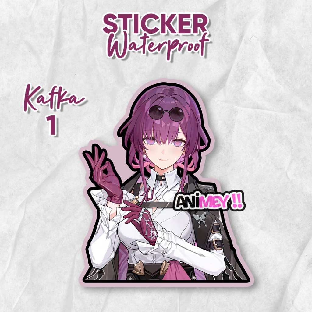 

Stiker Kafka Star Rail / Sticker Anime Waterproof