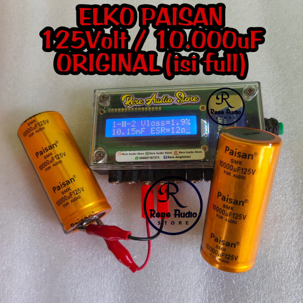 Elko PAISAN / Elco Capasitor 125v 10000uf Kualitas Original