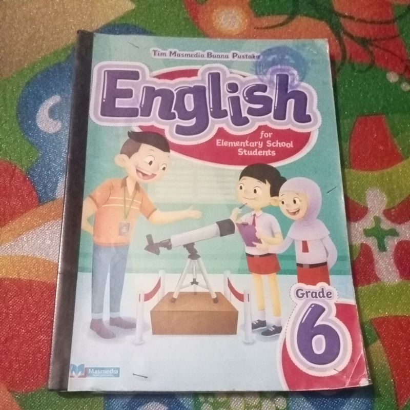 BUKU ORI BUKU ENGLISH FOR ELEMENTARY SCHOOL STUDENT'S KELAS 6 SD PENERBIT MASMEDIA