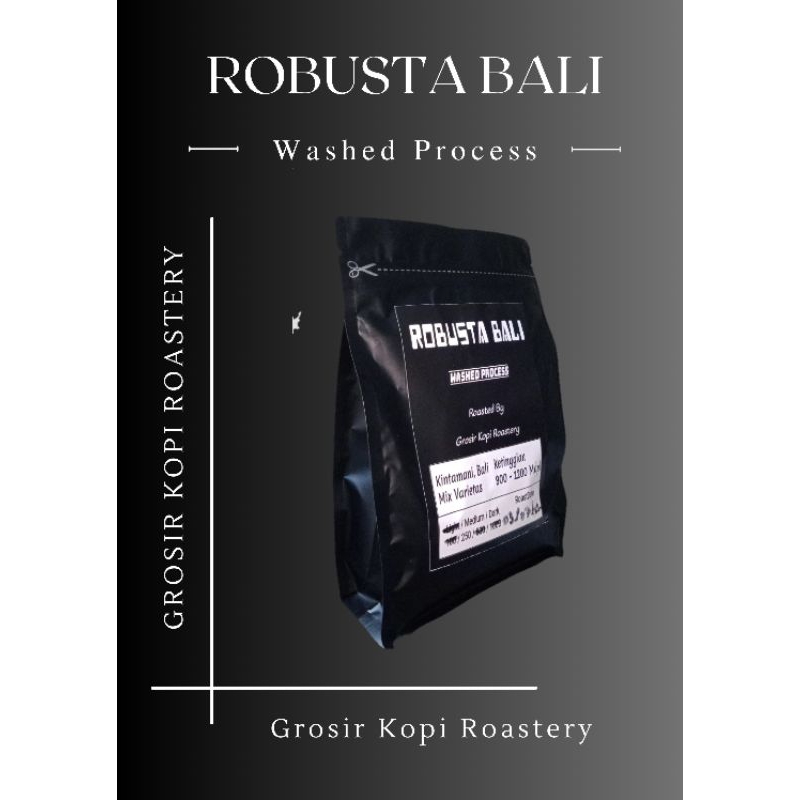 

Kopi Robusta Bali 100/250/500/1000Gram (Biji/Bubuk)