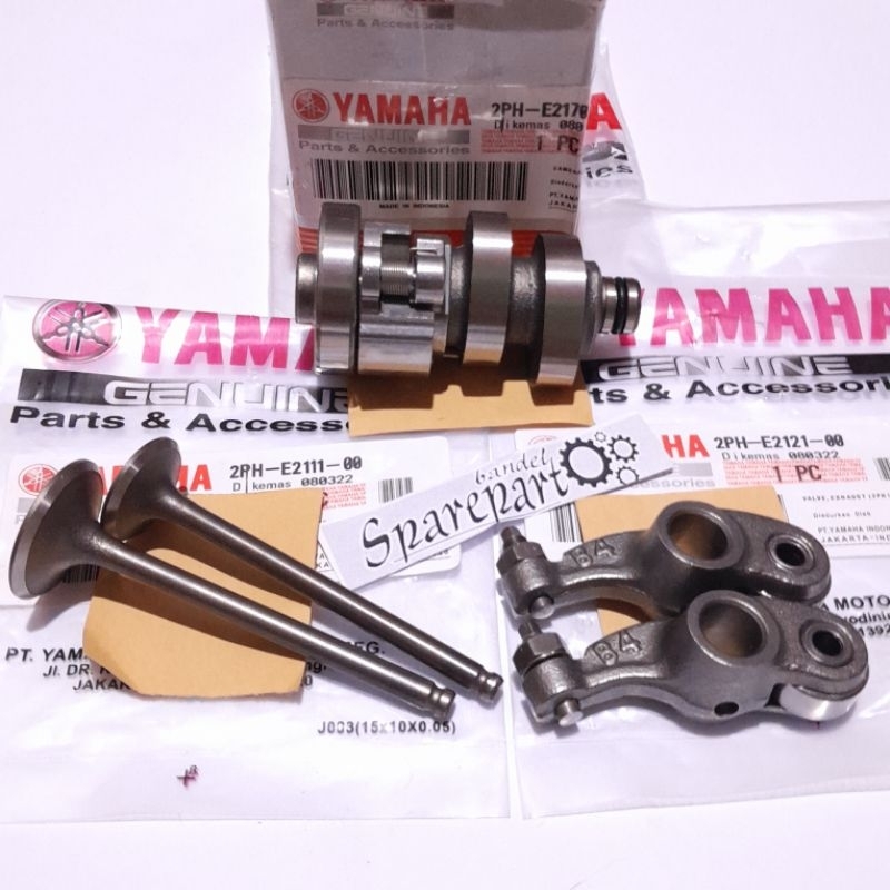 Paket noken as mio m3 pelatuk klep set m3 mio z soul gt 125 kualitas ori 2PH