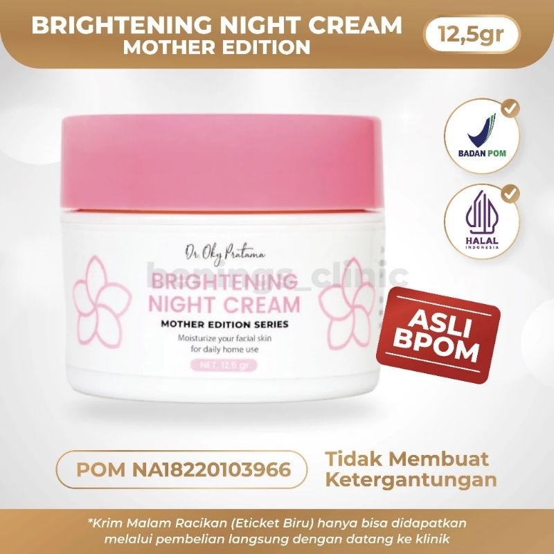 Benings Night Cream dr Oky Pratama