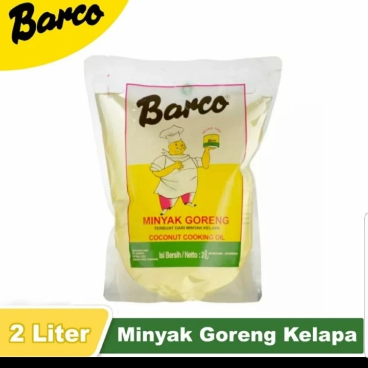 

Barco Minyak Goreng Kelapa Pouch Refill 1 & 2 liter