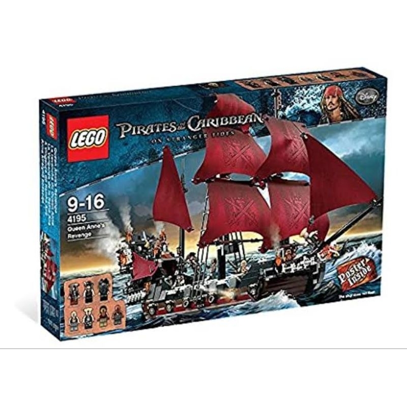 lego queen's anne revenge 4195 misb