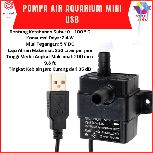 Pompa Air Mini?5v Aquarium Submersible Pump Fish Tank 5volt Mesin Pompa Air Mini Aquarium Kecil Pomp