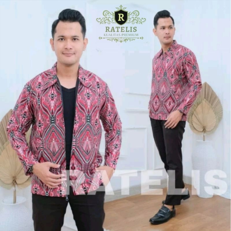 Jaket motif dayak motif Sintang motif iban jaket motif borneo