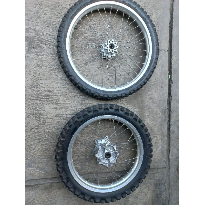 VELG RODA WHELLSET BAN HONDA CRF 150 L ORIGINAL ORI