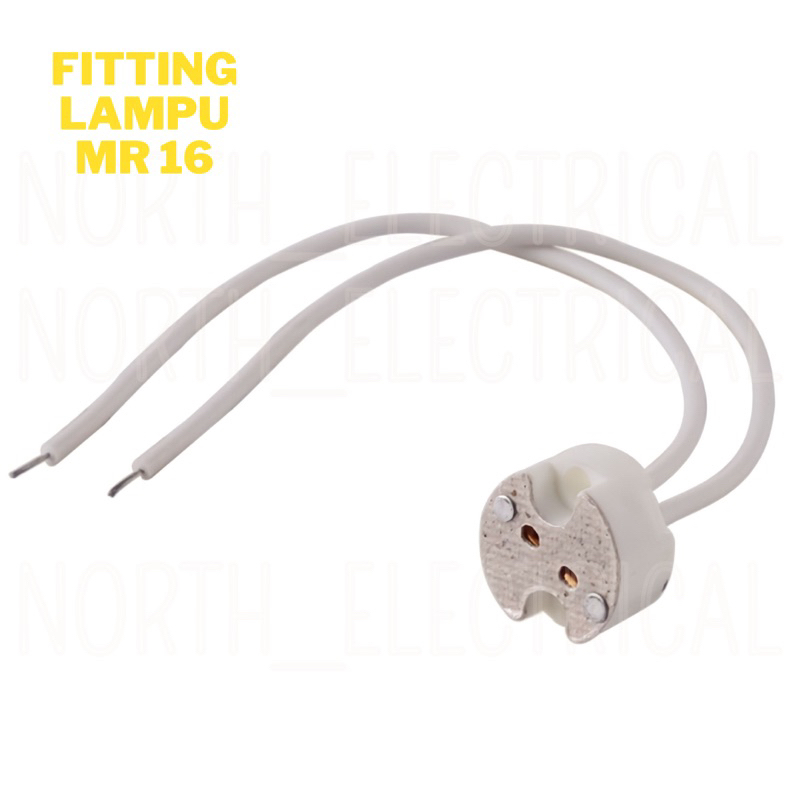 BISA COD FITTING LAMPU MR 16 / FITTING LAMPU MR16 TUSUK / FITTING LAMPU MR16 TUSUK HOLAGEN