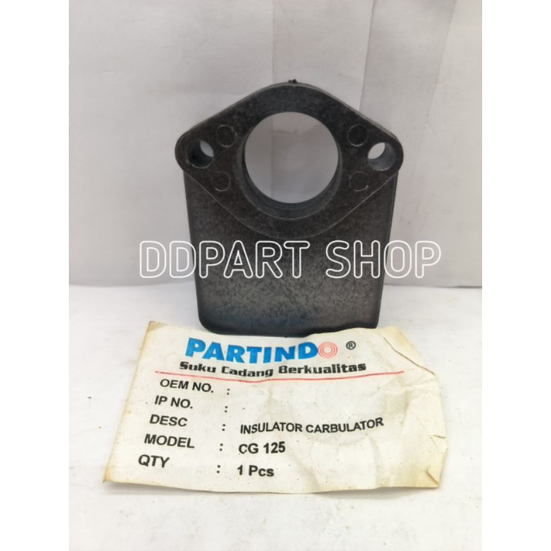 FIBER KARBU EBONIT BONIT MANIFOLD KARBULATOR CG110 CG125 PARTINDO PRODUK LAMA