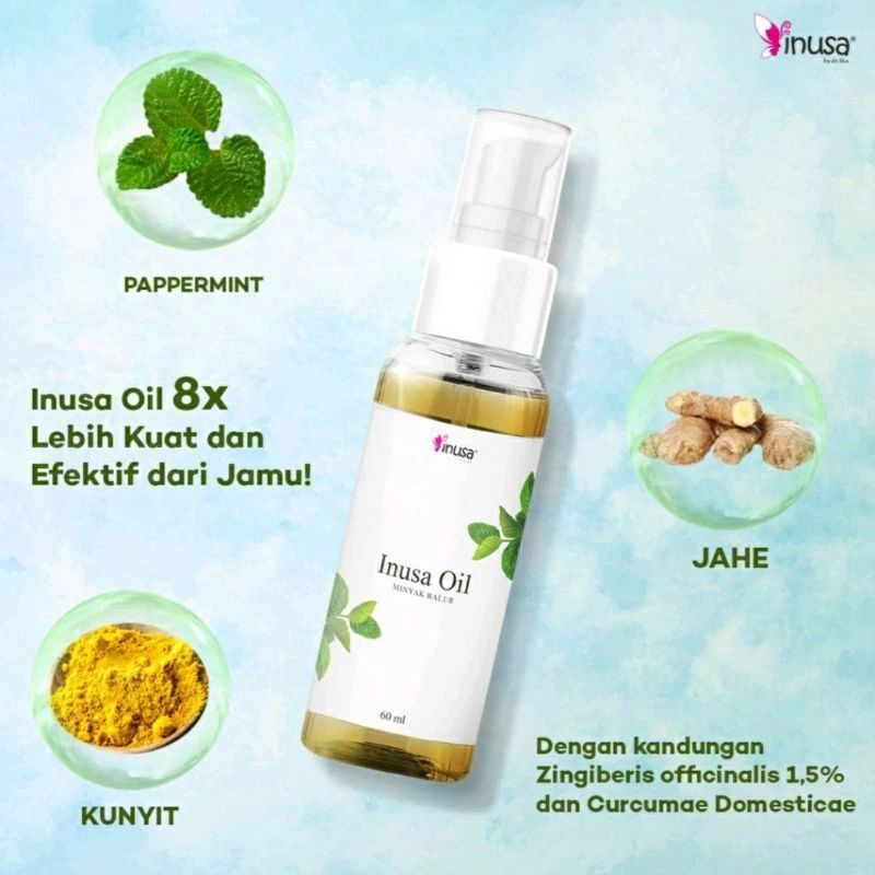 INUSA OIL ASLI ORIGINAL minyak Balur herbal untuk dewasa