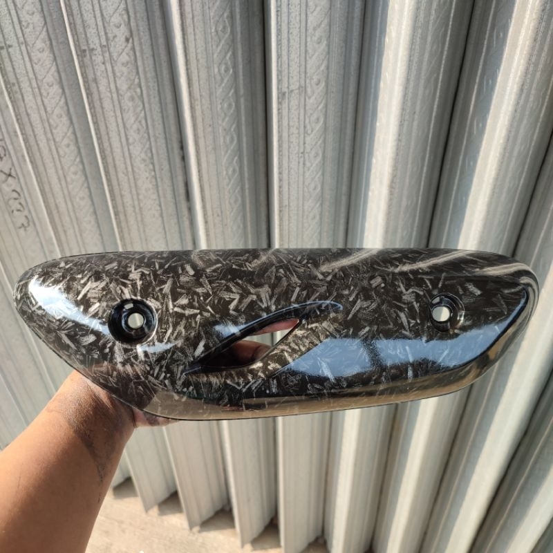 Cover knalpot Scoopy New 2020-2023 Karbon tameng knalpot Scoopy New Carbon Pelindung Knalpot Scoopy 