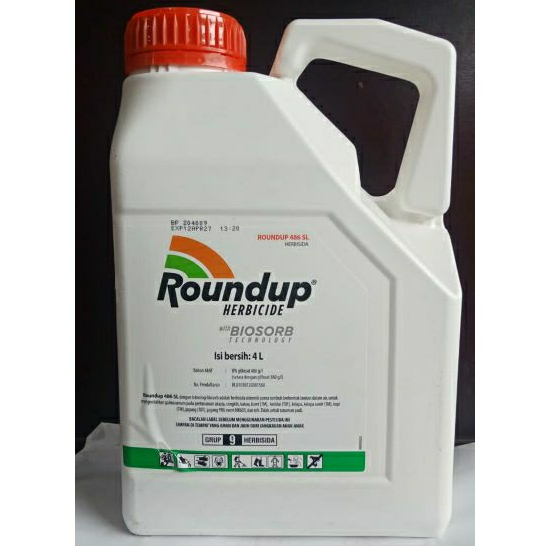 ROUNDUP 486 SL | ROUND-UP4 Liter | Herbisida Sistemik/Racun Rumput | ROUNDUP | ROUND UP