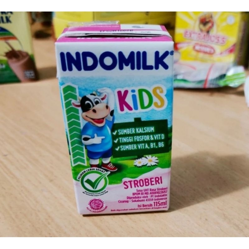 

Susu Indomilk strawbery 115ml