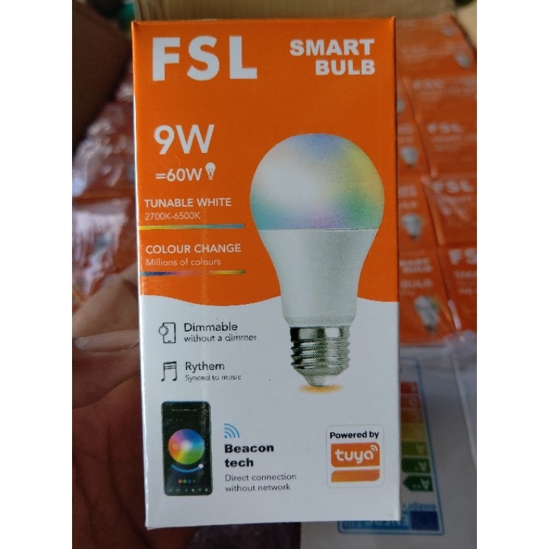 LED SMART BULB FSL 9W Lampu Pintar Control Via aplikasi