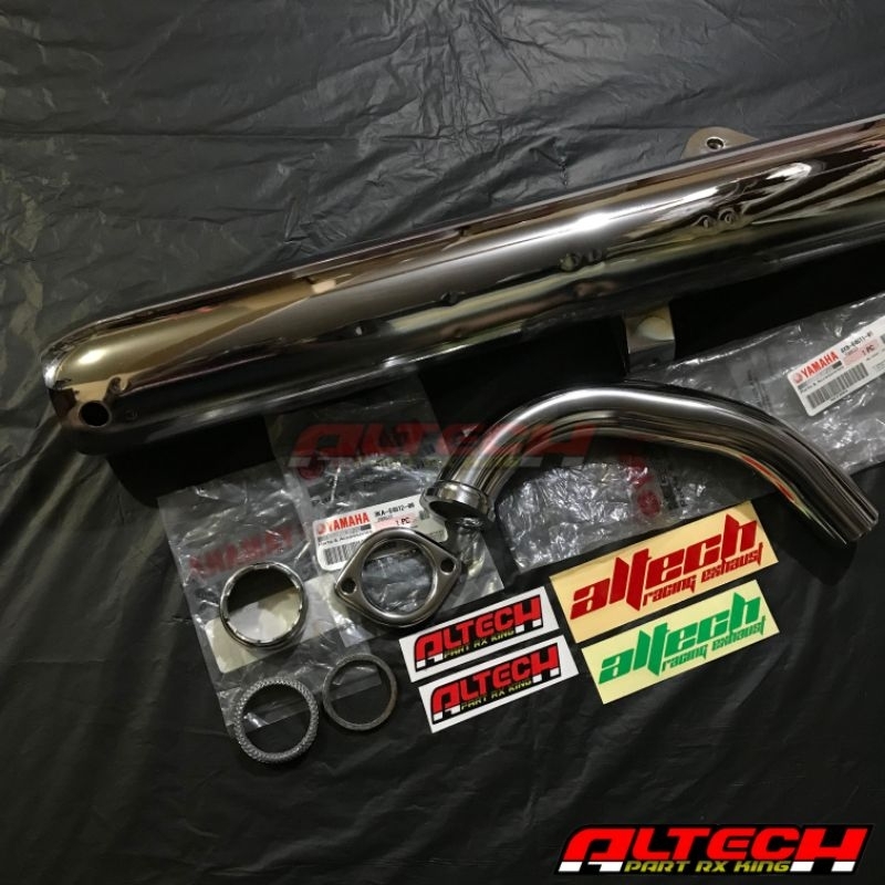 ALTECH FULLSET KNALPOT RX KING ALTECH BANDUNG ORIGINAL RXK RXS YT115 C15 C17RC C17 C20 C20RR