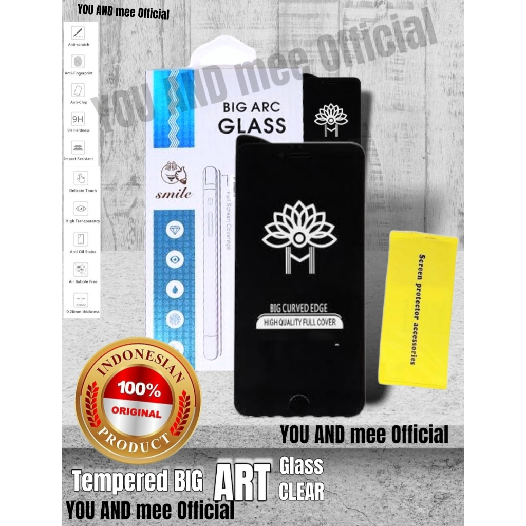 2024 Screen Protector SMILE BIG Art Glass Xiaomi 13T 12T 12 Lite 11T 11Lite 10T Pro Redmi 13 13C 12C