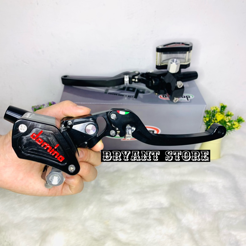 MASTER REM SET D0M1N0 14MM TABUNG KACA OVAL FULL CNC MODEL KTC RACING PNP NMAX OLD NEW PCX OLD NEW ADV XMAX 1 SET KIRI KANAN N-MAX X-MAX