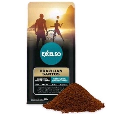

PROMO Kopi Bubuk Excelso Brazillian Santos 200g