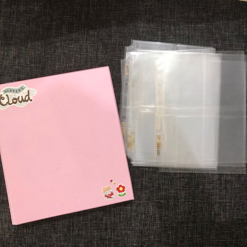 

Preloved binder A5 4p 2 rings sleeve meet xy