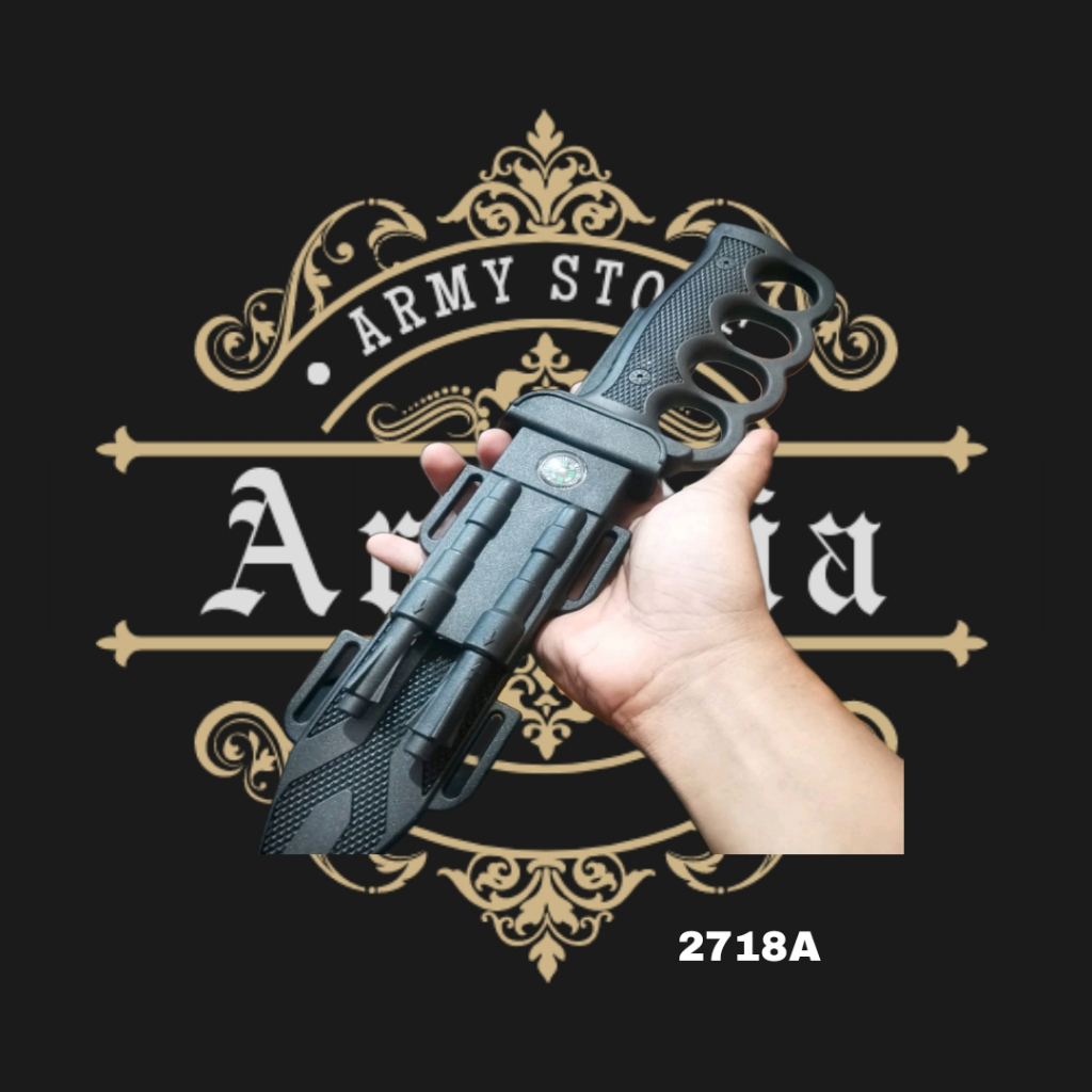 pisau camping columbia 2718A survival kit