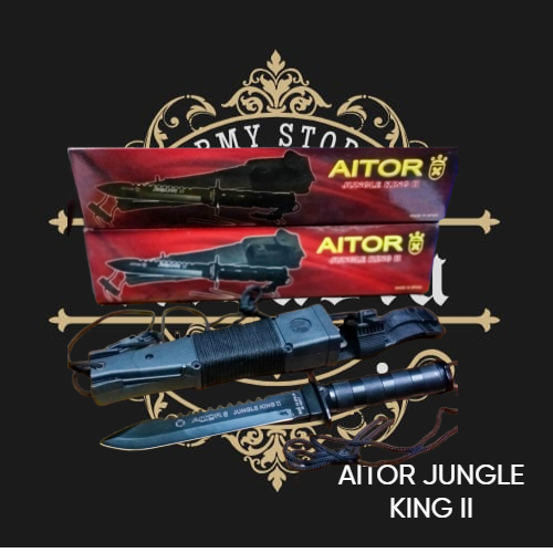 pisau camping AITOR JUNGLE KING II survival kit
