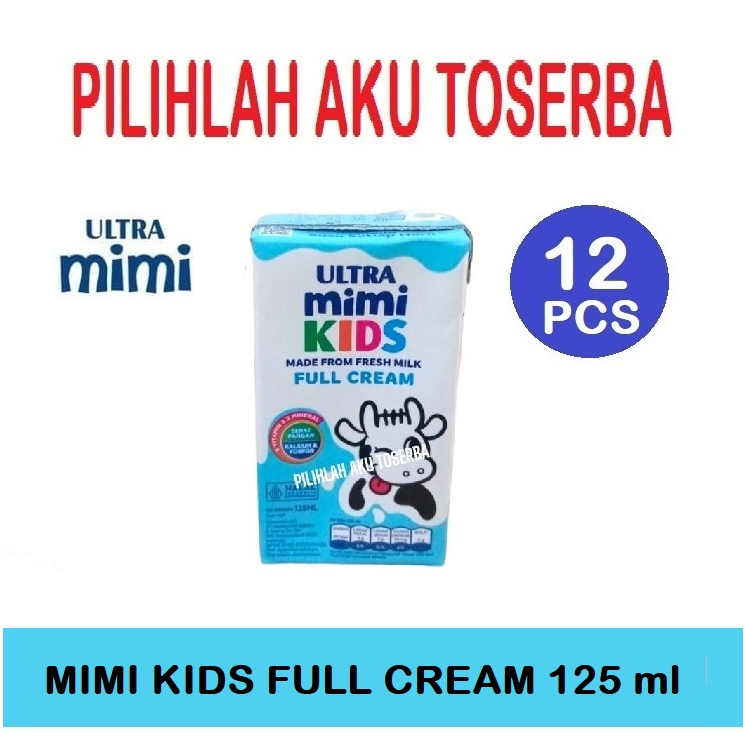 

Susu Ultra Mimi Kids FULL CREAM 125 ml - ( HARGA 12 PCS )