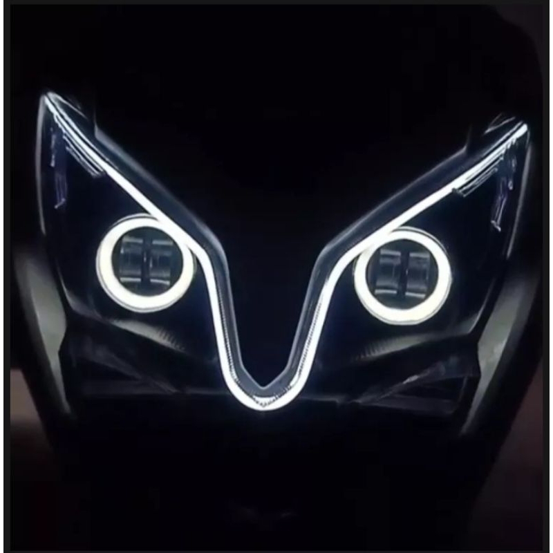 projie honda vario 125 techno daymeker proji deymaker reflektor depan VARIO super old