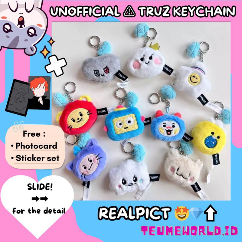 (READY) TRUZ KEYCHAIN / TRUZ TREASURE KEYCHAIN / TRUZ UNOFFICIAL / GANCI TRUZ TREASURE / TRUZ OFFICI