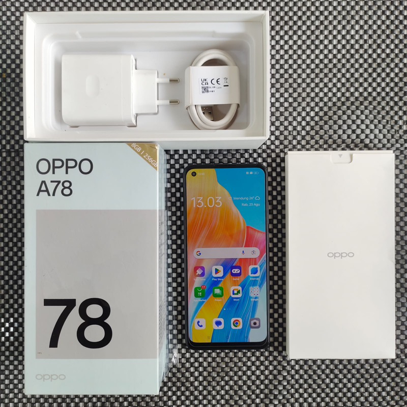 Oppo A78 8/256 Second Fullset Original