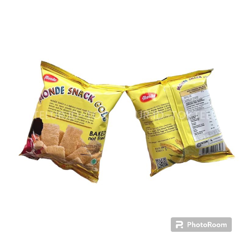 

Monde Serena Snack Gold Spicy Banded 5 bungkus