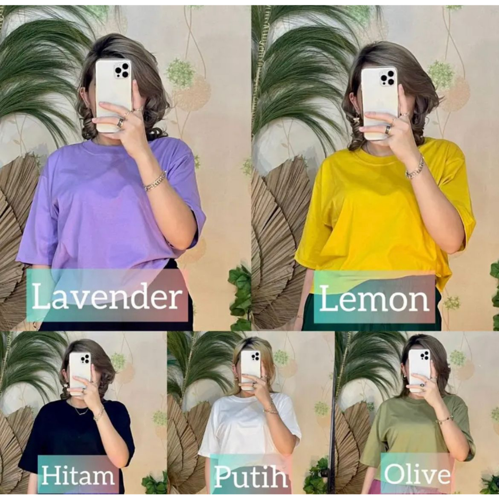 KAOS CROP OVERSIZE CROP TEE KAOS POLOS CROP TOP OVER SIZE KAOS BASIC CEWEK CROP TERMURAH COMBED 30S 