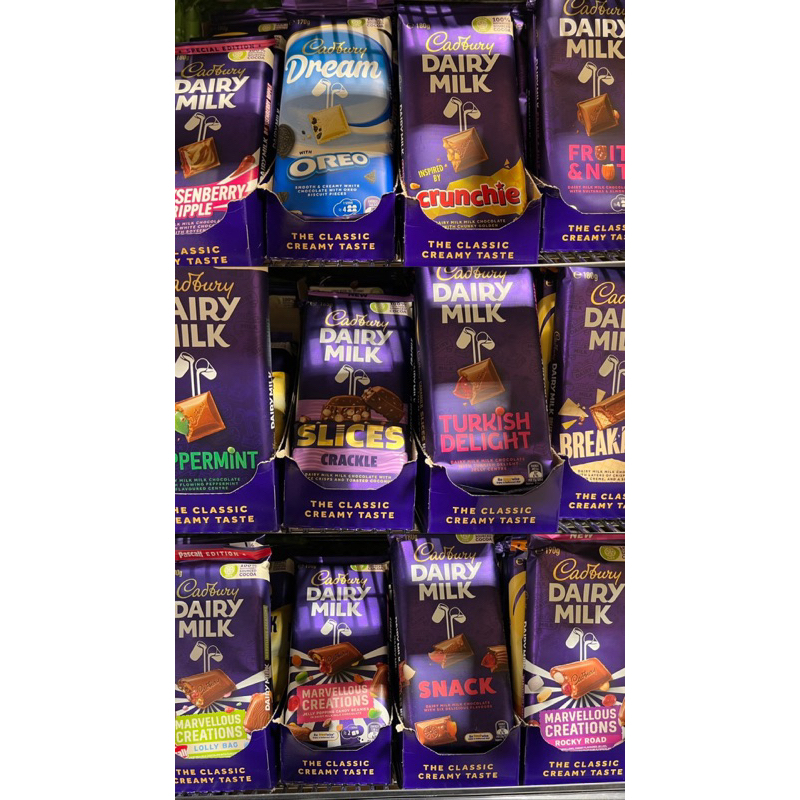 

Cadbury Dairy Milk Import Australia