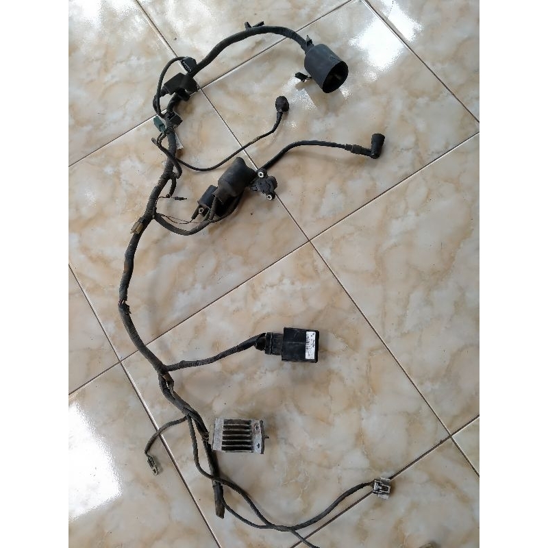 kabel body full set honda supra x 125 fi kode ecu kvl copotan original