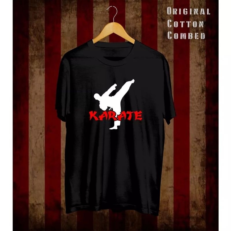 KAOS KARATE MODEL TENDANGAN//KAOS KARATE