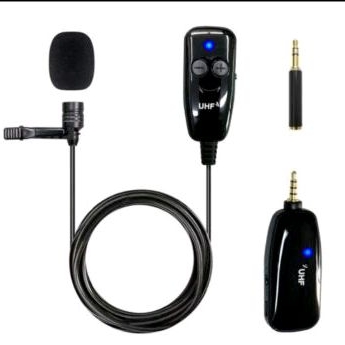 microphone wireless clip on jack 3.5 smartphone pc laptop vlog mikrofon lavalier