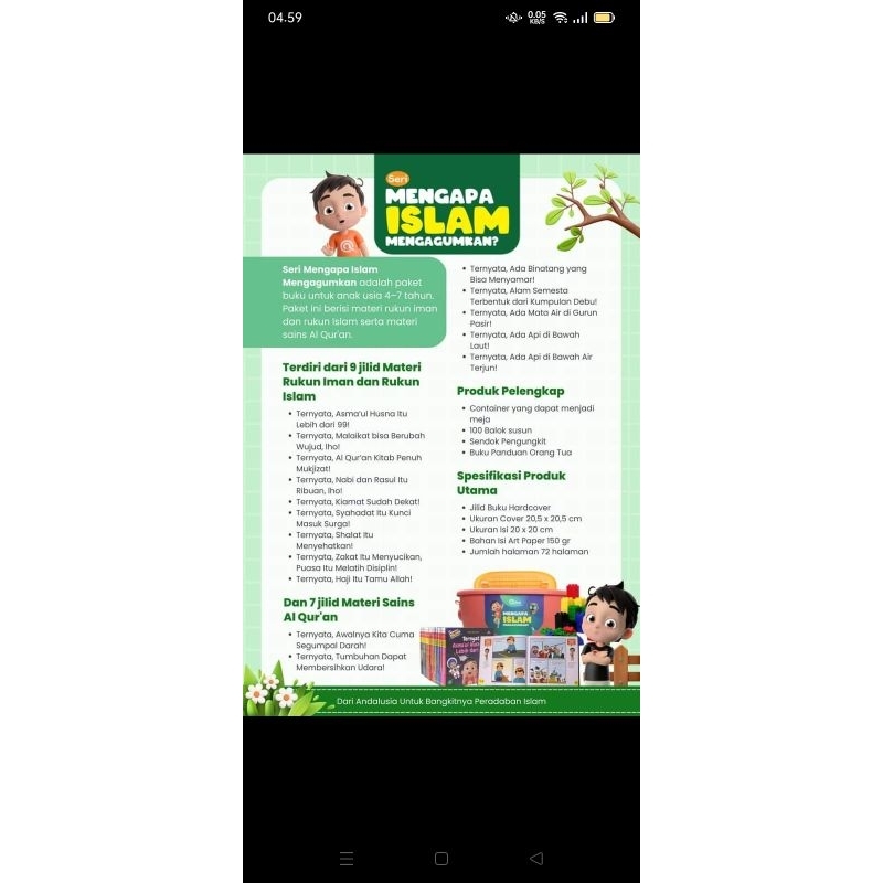 paket buku Mengapa Islam Mengagumkan (MIM)