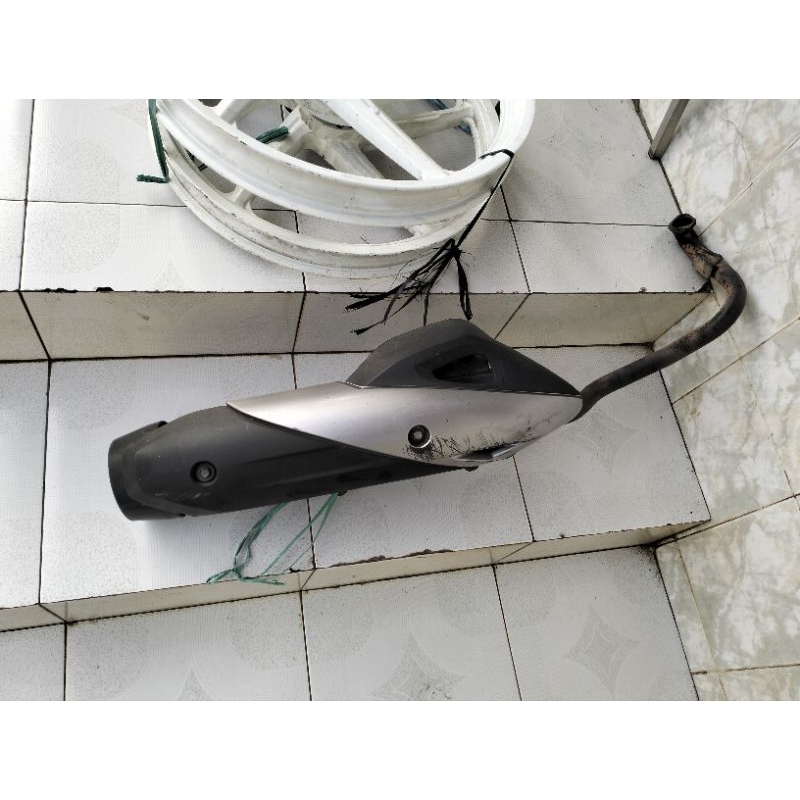 knalpot pcx 150 original copotan standar