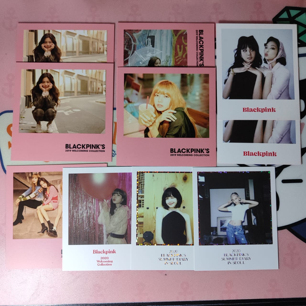 (ngabisin stok) BLACKPINK POLAROID 2019 2020 WELCOMING COLLECTION SUMMER DIARY IN SEOUL POLA JENNIE 