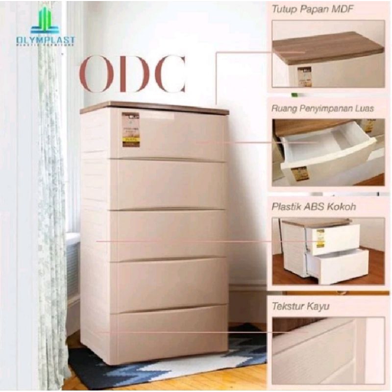 Lemari plastik Olymplast ODC 05 M