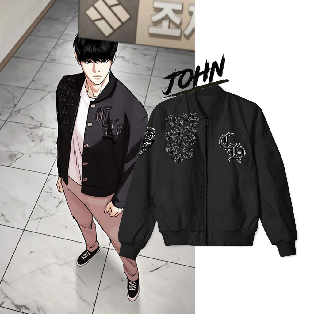 Jaket Bomber Chrome Heart Phs Lookism