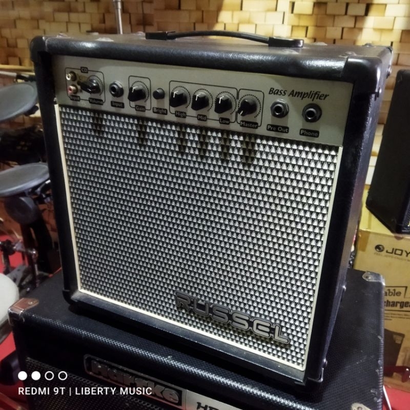 ampli bass kamaran Russel RB-20CD bekas Original 8 inch