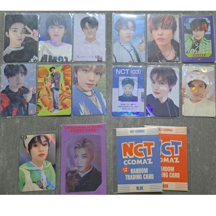 universe fcmm somethinc lucky draw sanrio jaemin chenle haechan yangyanh ten pc nct photocard