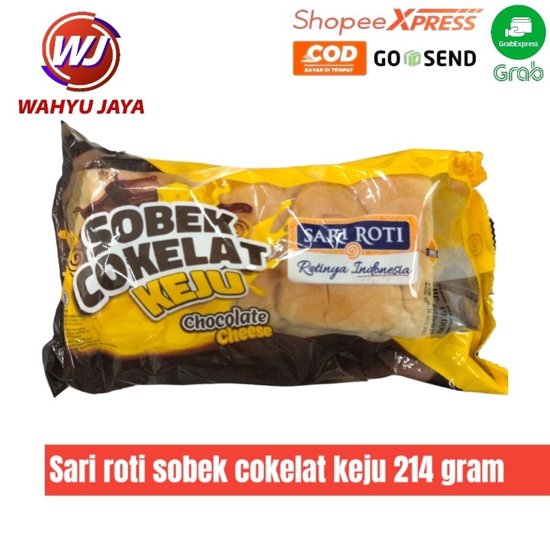 

sari roti sobek cokelat keju 214 gram