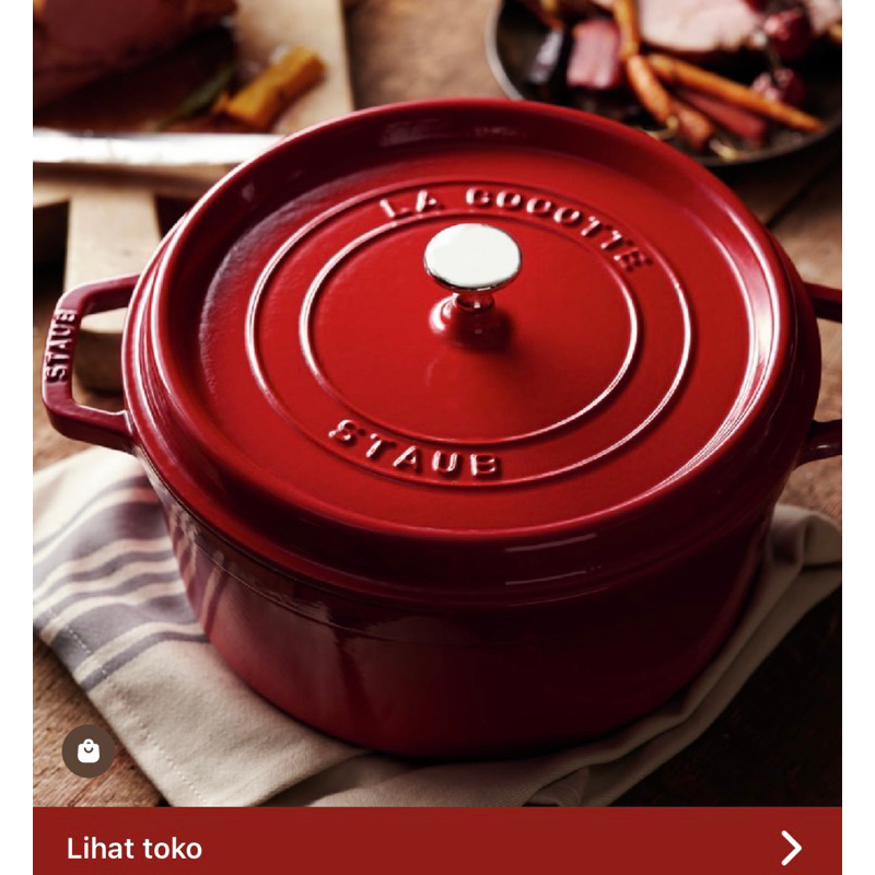 staub cocote cherry 20