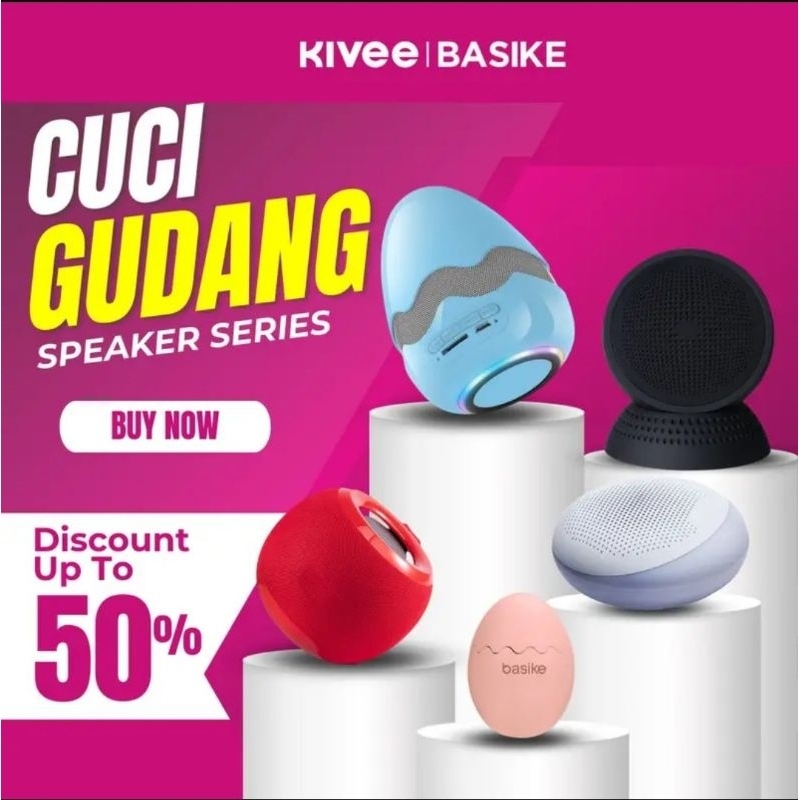 PROMO CUCI GUDANG Speaker Kivee Bluetooth Super Bass Original