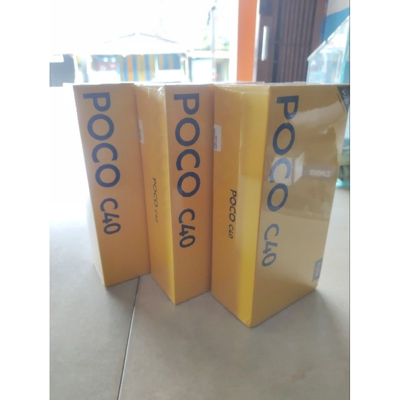 Poco C40 (4/64 GB) 6000 mAh, 6,7 Inchi, 13 MP Camera Garansi Resmi Poco Indonesia