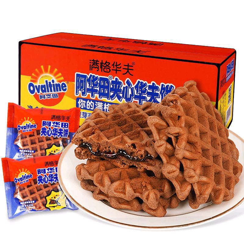 

OVALTINE WAFFLE FILLING CHOCO SISTEM PO SNACK IMPORT CHINA
