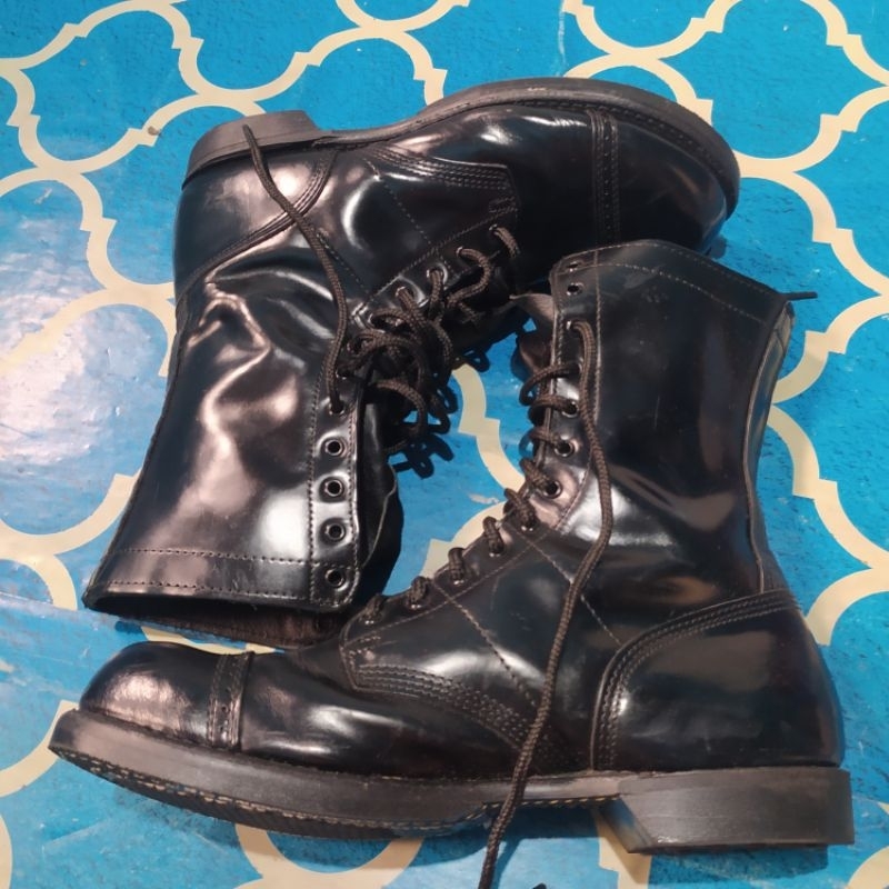 Sepatu boots Corcoran military jump boots,sepatu kulit